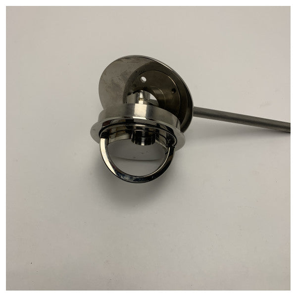 Zamek do włazu ze stali nierdzewnej Ferretti typ MANIGLIA INOX D72 mm