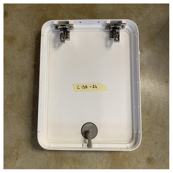 CRN vitbelagd rostfritt stål accesslucka - 425478