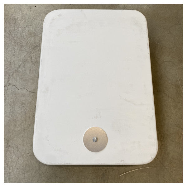 Custom Line Marine Vertical Gunwale Flat Hatch White - 425480