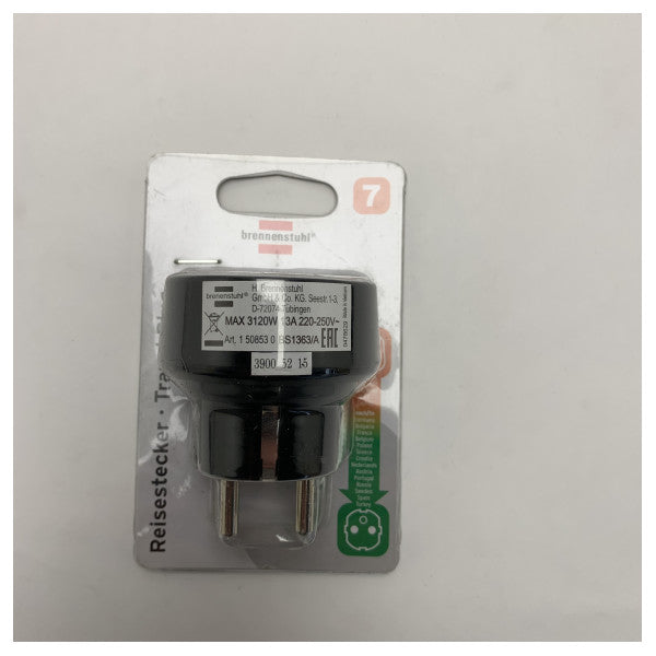 Компактний та надійний адаптер живлення для подорожей для пристроїв 220-250V – Brennenstuhl