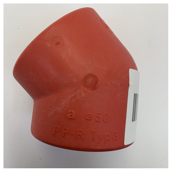VdS Firestop PP-R FS 50 Vinkel 45 grader brandbeskyttelsesfitting 4112516