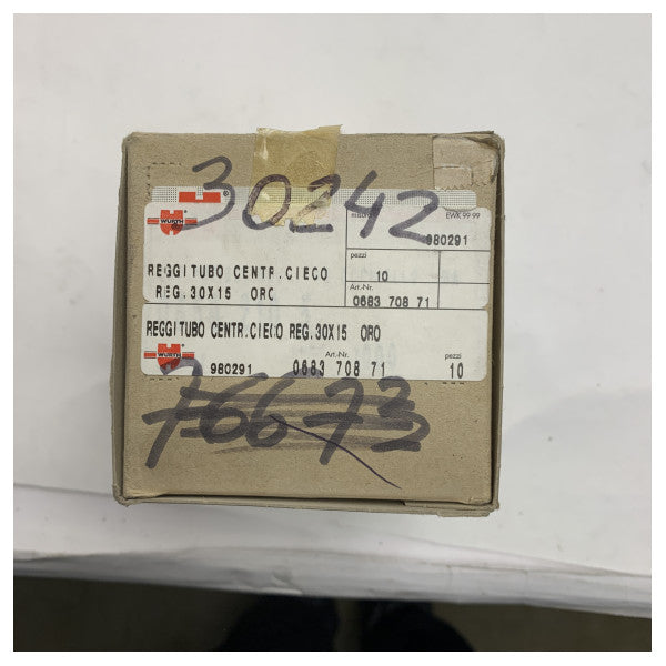 Wurth Marine-Qualitätsmessing-Rohrhalter für 30mm Rohre - 0683 708 71