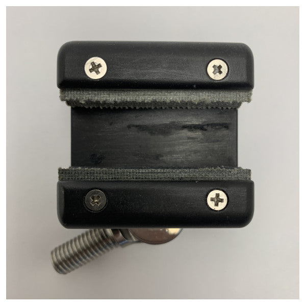 Allpa Antal 610401 svart belagt fallvogn blokk