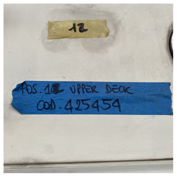 Custom Line Vertical Gunwale Flat Hatch for Marine Decks - 425454