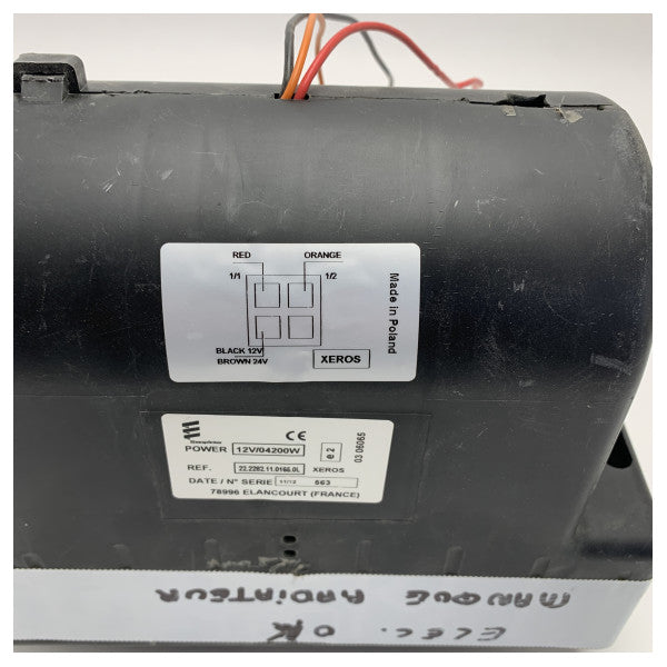 Eberspacher Xeros 4200 4200W 12V varmevekslervarmer sort