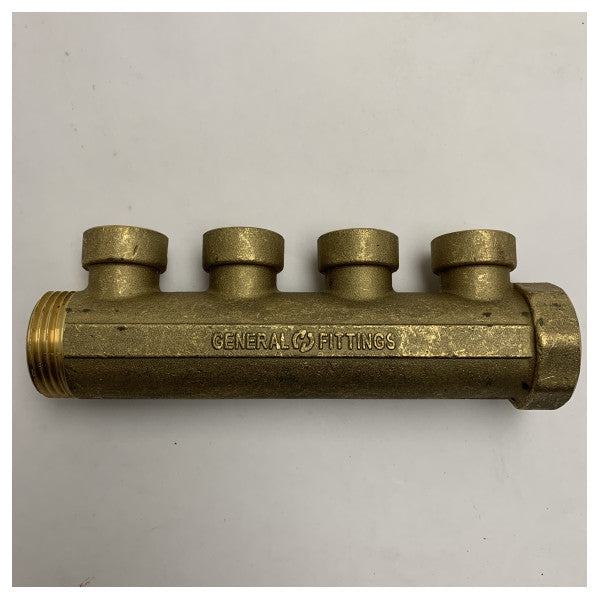 Meren messinkinen nestejakelija keräilijä 1/2 tuuman kierreportilla -