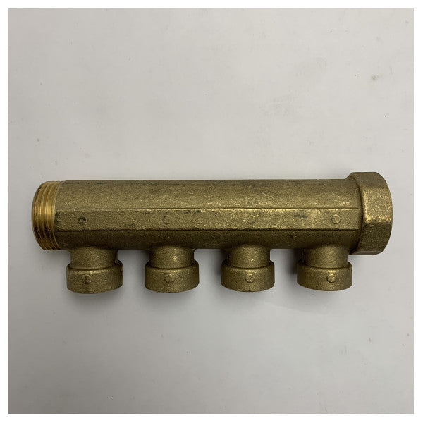 Meren messinkinen nestejakelija keräilijä 1/2 tuuman kierreportilla -