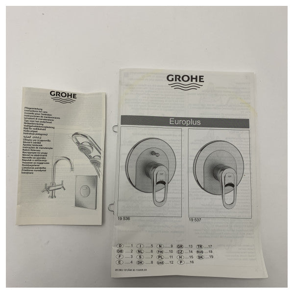 Grohe Europlus Single Lever Shower Mixer Tab 19 536 000