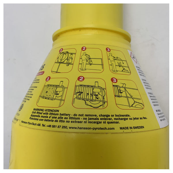 Luz e sinalizador de fumo Ikaros MOB MKIV Solas MED USCG - 190027