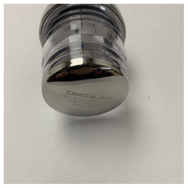 Osculati Versenkbarer LED-Marine-Lichtmast mit Edelstahlsockel - Langlebige wasserdichte Bootsbeleuchtung