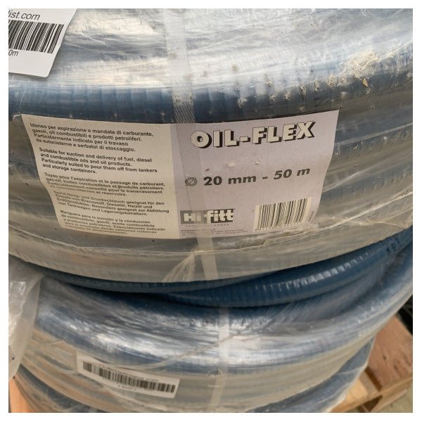 Hi Fitt 20mm joustava öljynkestävä polttoaineletku 50m merenkulkuun ja teollisuuskäyttöön