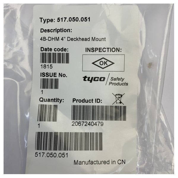 Tyco 4B-DHM-4 Ηλεκτρική Στήριξη Λευκή