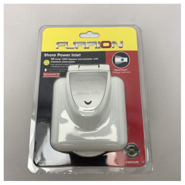 Furrion 30A quadrado entrada de energia RV 115V - F30ITS-PS