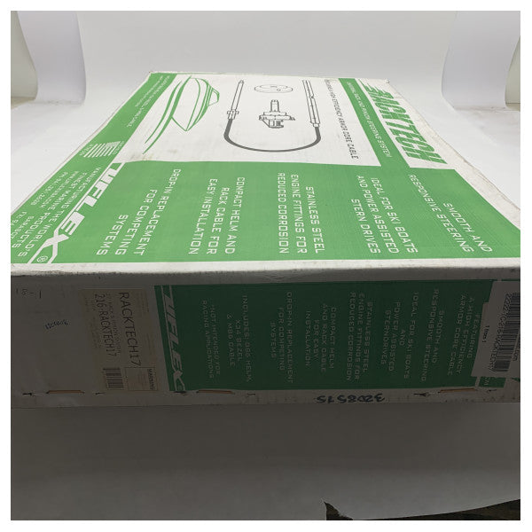 UFLEX Rack & Pinion-styrsystem för motorbåtar – Hållbar marin styrlösning i rostfritt stål