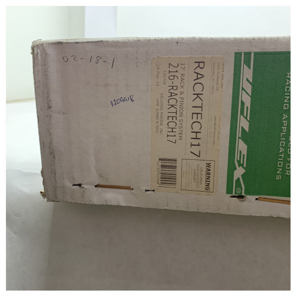 UFLEX Rack & Pinion-styrsystem för motorbåtar – Hållbar marin styrlösning i rostfritt stål