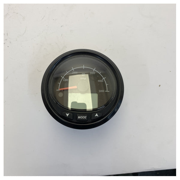 Vetus TachCan 4000 RPM Black Engine RPM Counter 24V