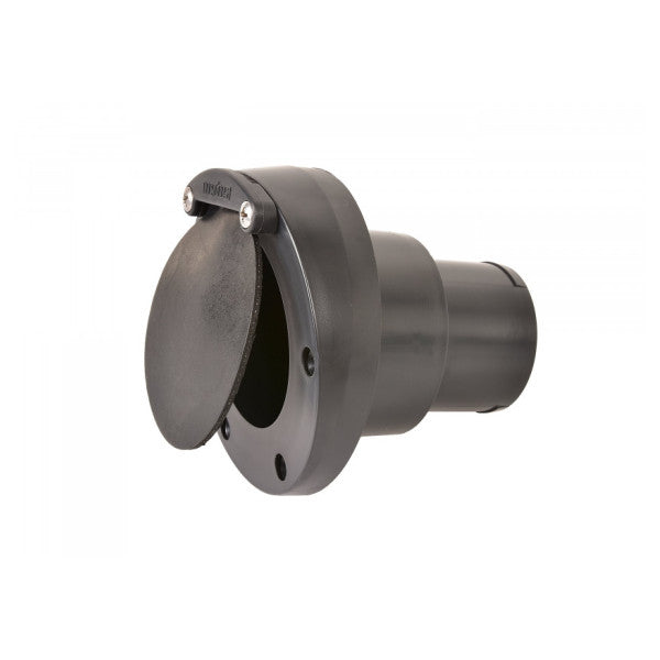 Vetus TRC50PV Montage de tableau arrière échappement avec valve de non-retour noire