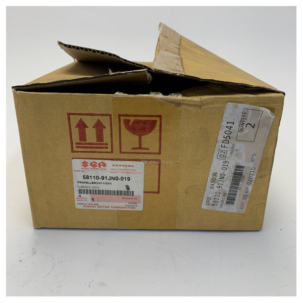 Suzuki 7.5 x 7 Outboard Engine Propeller - 58110-91JN0-019