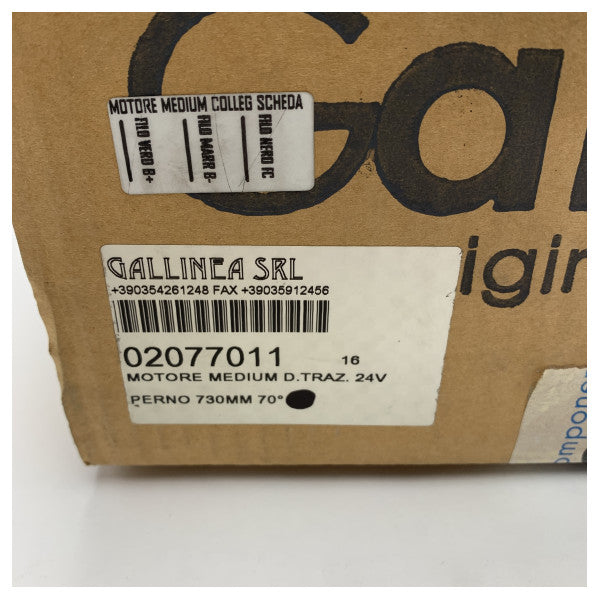 Gallinea Hochwertiger 24V Marine-Wischermotor für Boote - Langlebig und korrosionsbeständig - 02077011