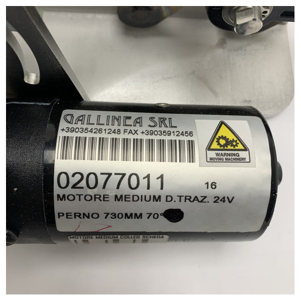 Gallinea Hochwertiger 24V Marine-Wischermotor für Boote - Langlebig und korrosionsbeständig - 02077011