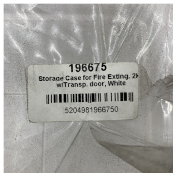 Lalizas Fire Extinguisher Storage Case 2 KG White - 196675