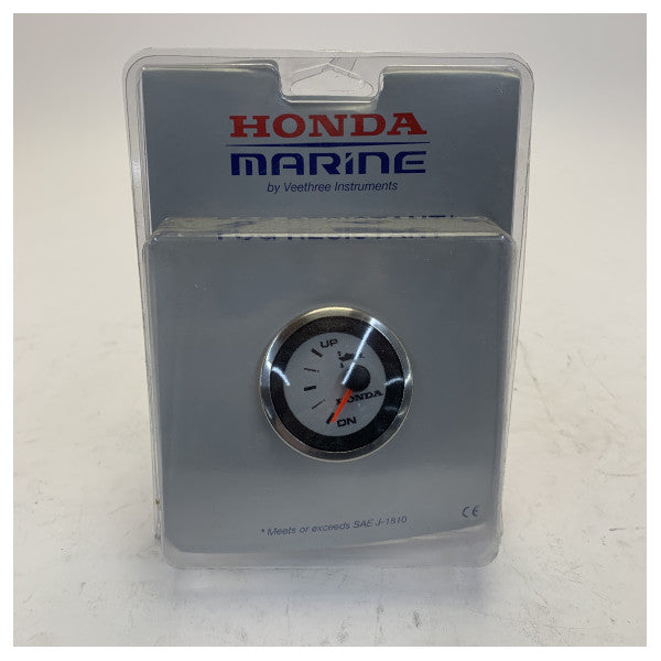 Honda Marine 37260-ZW5-003SK Engine Trim Gauge Silver