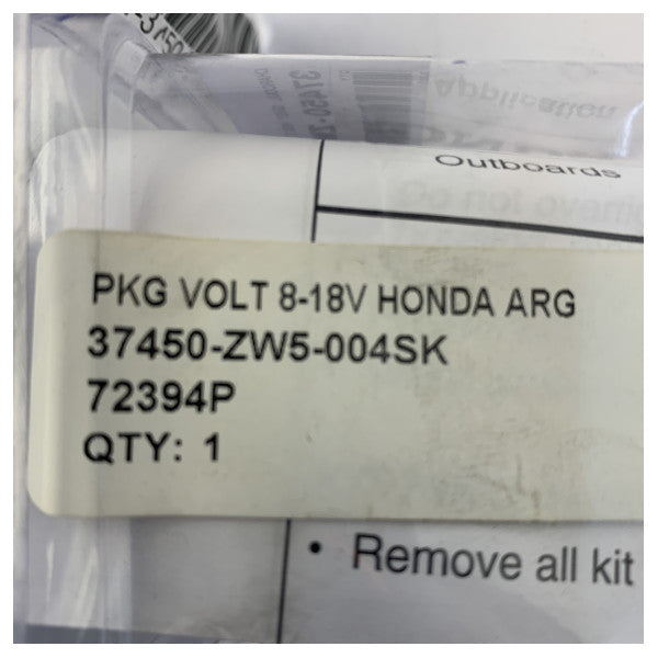 Honda Marine Engine Voltage Gauge 12V - 37450-ZW5-004SK