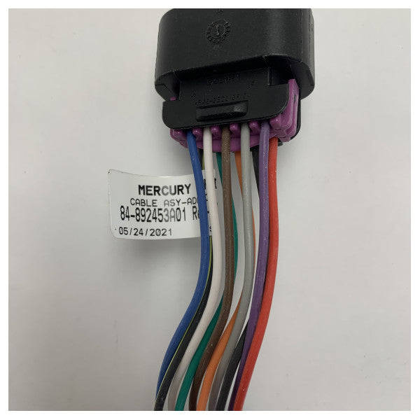 Marine Cable Connector Mercury 84-892453A01 - Waterproof, Corrosion-Resistant Electrical Connector for Ship Systems