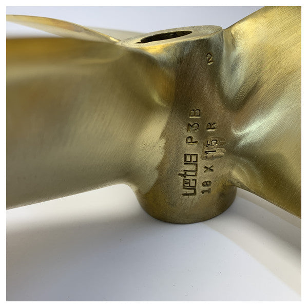Vetus P3B-18X15R Propeller 3-Blade Brass Right Handed 30 mm