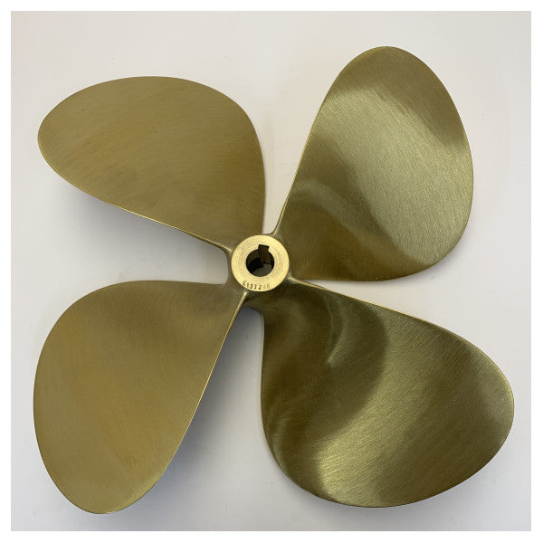 Vetus P4E-17 X 17R Propeller 4-Blade Brass Right Handed 30 mm