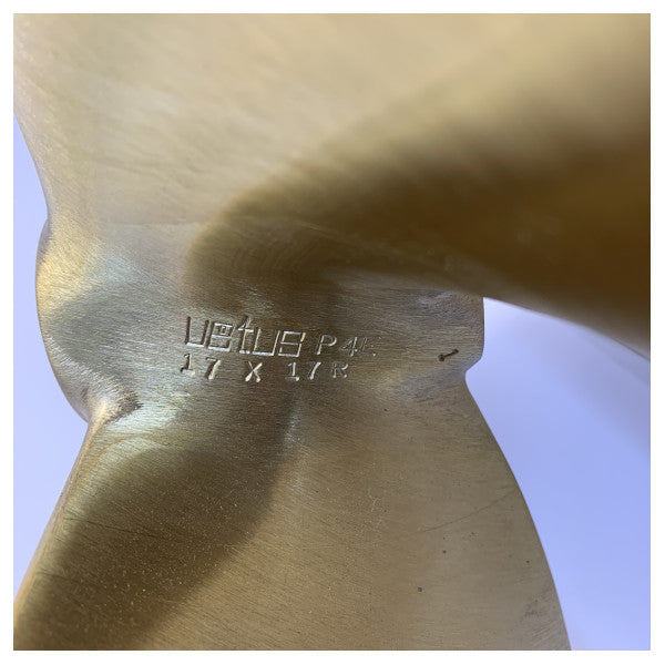 Vetus P4E-17 X 17R Propeller 4-Blade Brass Right Handed 30 mm