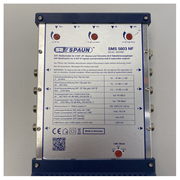 مفاتيح تبديل متعدد الإرسال SMS 5803 NF 5 × 8 SAT متعدد الإرسال - 842480