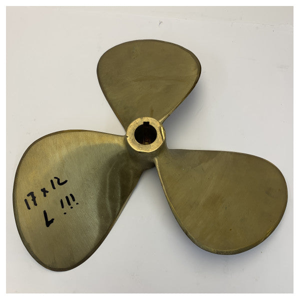 Vetus P3B-17X12L Propeller 3-Blade Brass Left Handed