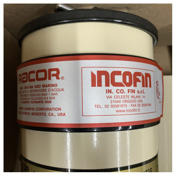 Filtro de Combustível Duplex Parker Racor 751000FHX10 - Separador de Água