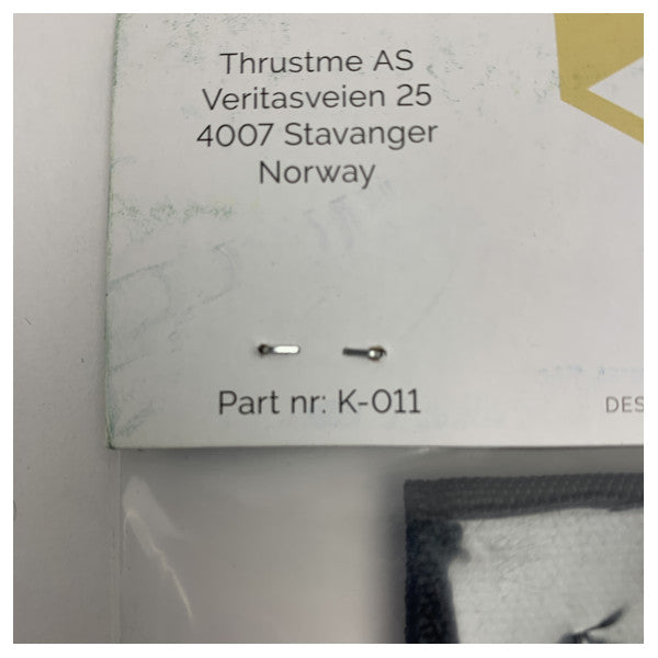 ThrustMe Kicker Meriveden laatuluokan Velcro-hihna kumilla - K-011