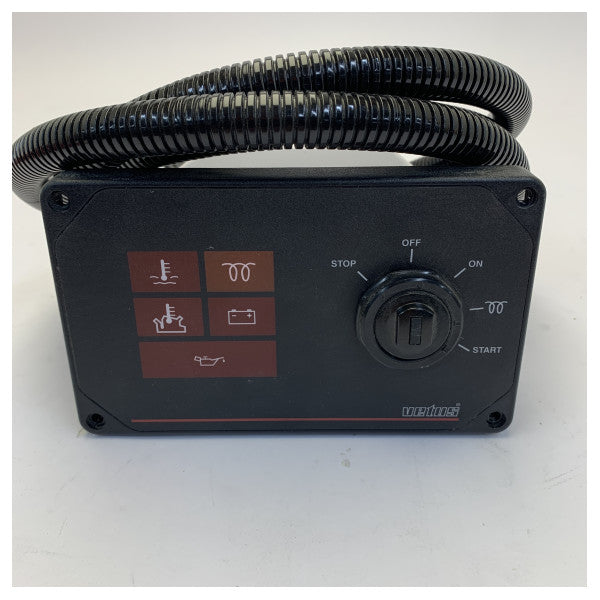 Vetus MP10B12 Engine Instrument Panel Black 12V