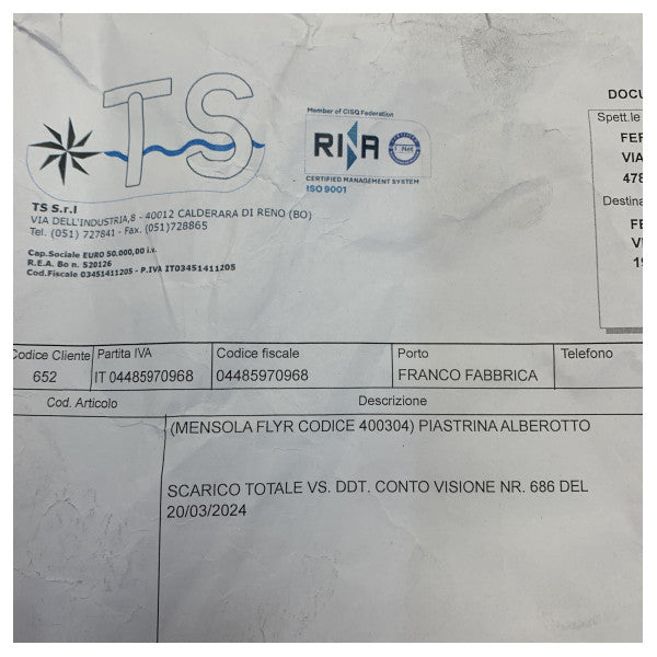 Ferretti - Riva FLIR R100 Removable Camera Mount Stainless Steel