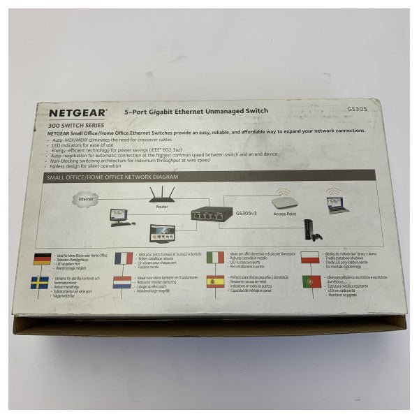 Netgear GS305 Unmanaged Network Switch V/EZXS55W