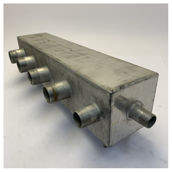 Collecteur d'échappement central en acier inoxydable Riva côté bâbord pour R102 - Pièce de moteur marin