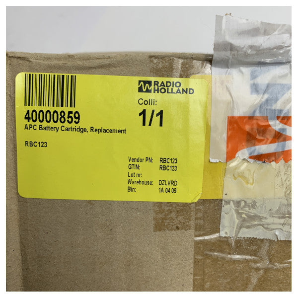 APC RBC-123 24V baterija za zamjenu kartridža za pouzdanu UPS rezervnu energiju