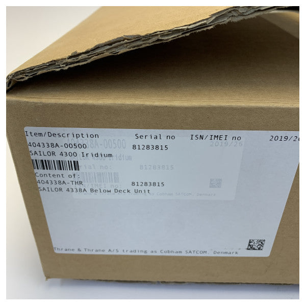 Unité VSAT double Sailor 404338A-00500 en dessous du pont - TT4338A