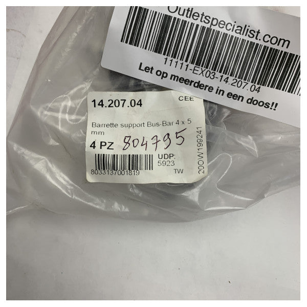 Osculati Marine Rustfritt Stål 4-Punkts Bus-Bar Koble Strip - 14.207.04