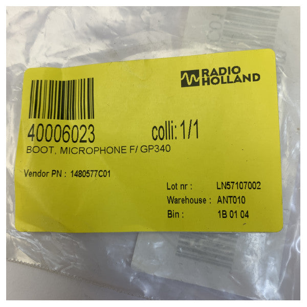Motorola-mikrofonstøvle GP340 1480577C01 radio-tilbehør