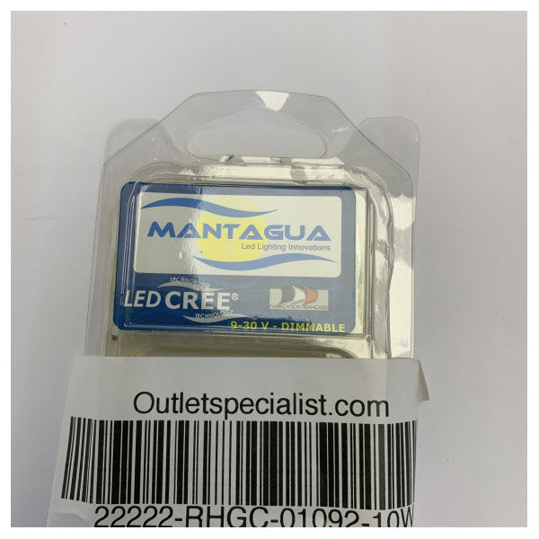Mantagua G4 LED Lampe 10W blanc chaud CREE éclairage marin vertical 01092