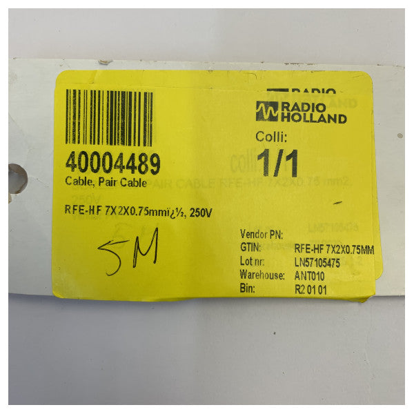 RFE-HF 7X2X0.75mm Marine Cable
