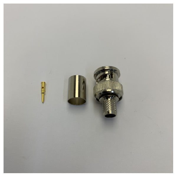 Telegärtner BNC han-crimpstik 75 ohm til RG6-koaks