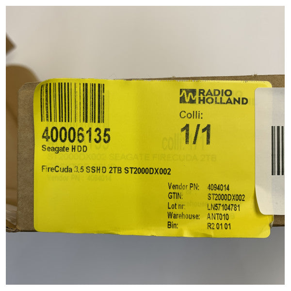Seagate FireCuda 2TB SSHD 3,5 Zoll interne Festplatte ST2000DX002
