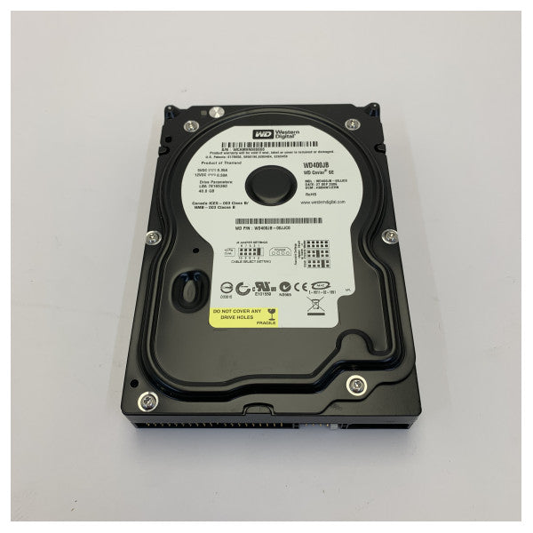 Western Digital WD400BB 40GB Intern Harddisk 7200rpm IDE 3.5 Tommer