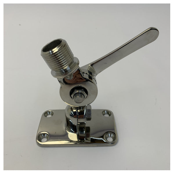 AC Antennas N286Fe ヘビーデューティー ラチェットマウント - 4方向 ステンレス鋼316 - 1\" 14TPI