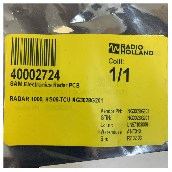 SAM Electronics HS06-TCU Radarprozessorplatine NG3028G201